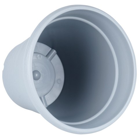 Doniczka ogrodowa plastikowa szara okrągła duża 38x34 cm VILDE 339500