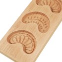 Foremka do ciastek drewniana rogaliki 30 cm ORION 127428