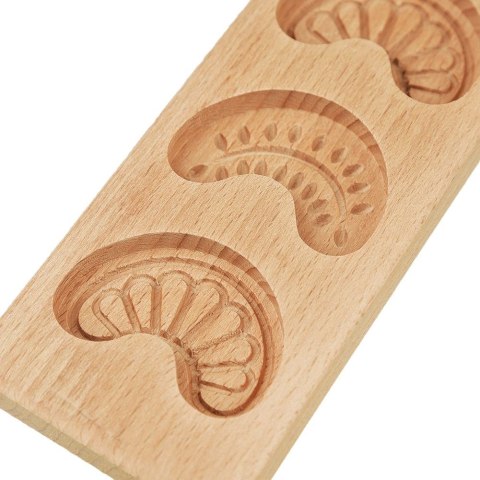 Foremka do ciastek drewniana rogaliki 30 cm ORION 127428