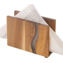 Serwetnik drewniany stojak na serwetki pojemnik organizer RIVER 12x8.5cm ORION 154308