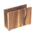 Serwetnik drewniany stojak na serwetki pojemnik organizer RIVER 12x8.5cm ORION 154308