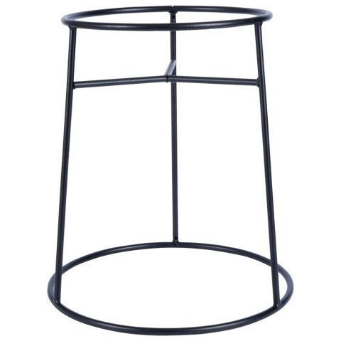 Stojak na doniczkę metalowy czarny dwustronny 37x41 cm VILDE 339464