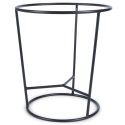 Stojak na doniczkę metalowy czarny dwustronny 37x41 cm VILDE 339464