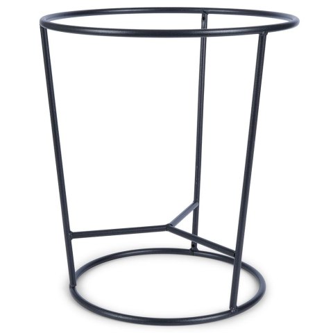 Stojak na doniczkę metalowy czarny dwustronny 37x41 cm VILDE 339464