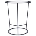 Stojak na doniczkę metalowy czarny dwustronny 45x53 cm VILDE 339465