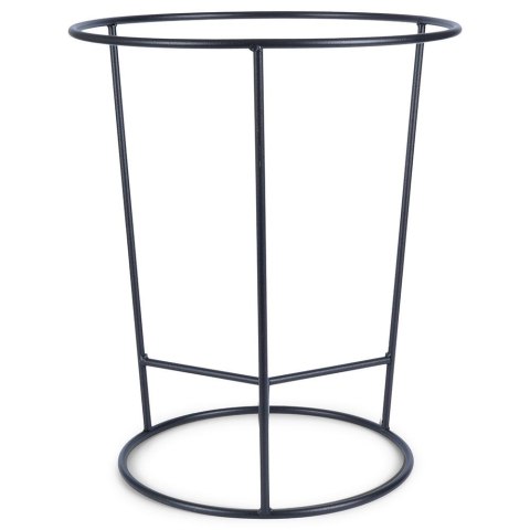 Stojak na doniczkę metalowy czarny dwustronny 45x53 cm VILDE 339465