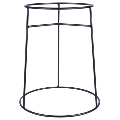 Stojak na doniczkę metalowy czarny dwustronny 45x53 cm VILDE 339465