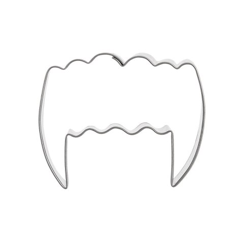 Wykrawacz do ciastek metalowy zęby wampira 5,5 cm ORION 127451