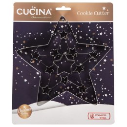Wykrawacz do ciastek stalowy gwiazda XXL 19 cm LA CUCINA 259113-G