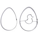 Wykrawacz do ciastek stalowy jajko 5,5 cm 2 szt. ORION 121165