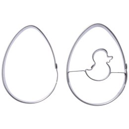 Wykrawacz do ciastek stalowy jajko 5,5 cm 2 szt. ORION 121165