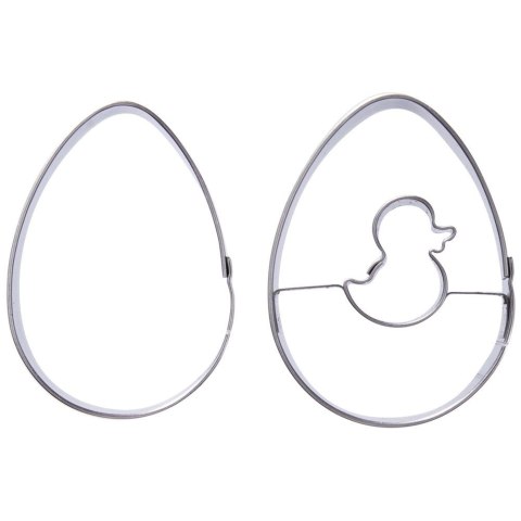 Wykrawacz do ciastek stalowy jajko 5,5 cm 2 szt. ORION 121165