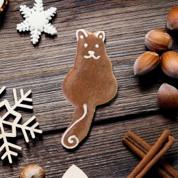 Wykrawacz do ciastek stalowy kot 8,5 cm ORION 127478