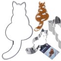 Wykrawacz do ciastek stalowy kot 8,5 cm ORION 127478