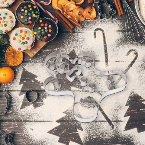 Wykrawacz do ciastek stalowy ludzik XXL 21 cm LA CUCINA 259113-L