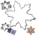 Wykrawacz do ciastek stalowy płatek śniegu 5,5 cm ORION 127475