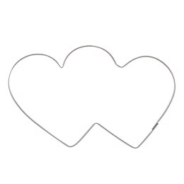 Wykrawacz do ciastek stalowy podwójne serce 9 cm ORION 127429