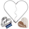 Wykrawacz do ciastek stalowy serce 5,5 cm ORION 127463