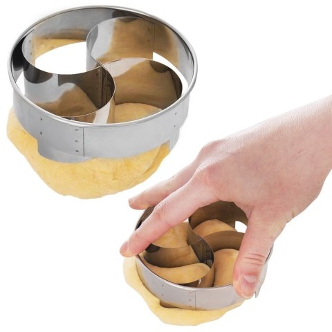 Wykrawacz do kajzerek stalowy 10,5 cm ORION 127423