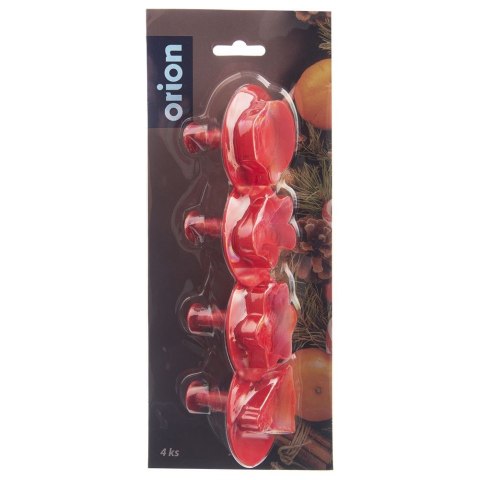 Wykrawacze do ciastek Boże Narodzenie 4 szt. ORION 127456