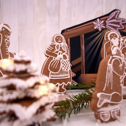Wykrawacze do ciastek stalowe Boże Narodzenie 12 cm 7 szt. ORION 127414