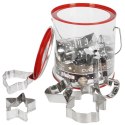 Wykrawacze do ciastek stalowe Boże Narodzenie 14 cm 16 ele. LA CUCINA 259110