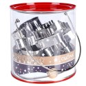 Wykrawacze do ciastek stalowe Boże Narodzenie 14 cm 16 ele. LA CUCINA 259110
