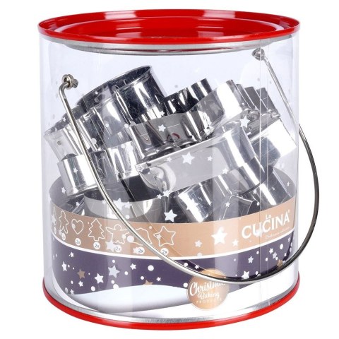 Wykrawacze do ciastek stalowe Boże Narodzenie 14 cm 16 ele. LA CUCINA 259110