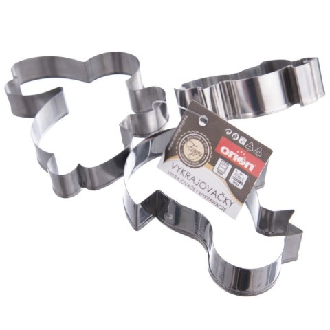 Wykrawacze do ciastek stalowe Wielkanoc 6 cm 3 szt. ORION 121176