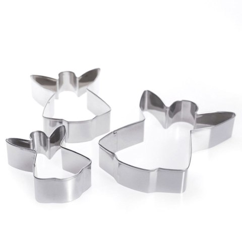 Wykrawacze do ciastek stalowe anioł 12 cm 3 szt. LA CUCINA 121111-A