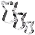 Wykrawacze do ciastek stalowe anioł 12 cm 3 szt. LA CUCINA 121111-A