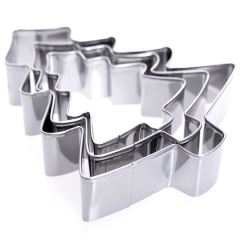 Wykrawacze do ciastek stalowe choinka 13 cm 3 szt. LA CUCINA 121111-C