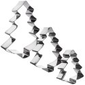 Wykrawacze do ciastek stalowe choinka 13 cm 3 szt. LA CUCINA 121111-C