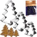 Wykrawacze do ciastek stalowe choinka 13 cm 3 szt. LA CUCINA 121111-C