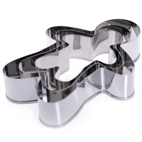 Wykrawacze do ciastek stalowe ludzik 12,5 cm 3 szt. LA CUCINA 121111-L