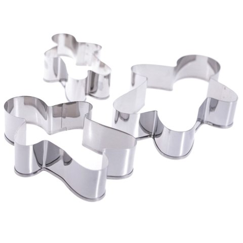 Wykrawacze do ciastek stalowe ludzik 12,5 cm 3 szt. LA CUCINA 121111-L