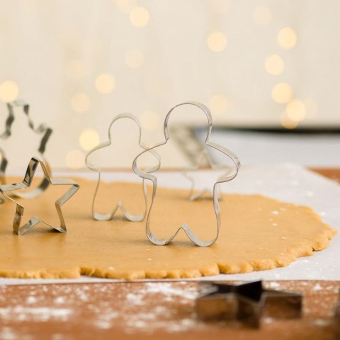 Wykrawacze do ciastek stalowe ludzik 12,5 cm 3 szt. LA CUCINA 121111-L