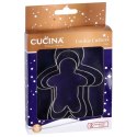Wykrawacze do ciastek stalowe ludzik 12,5 cm 3 szt. LA CUCINA 121111-L