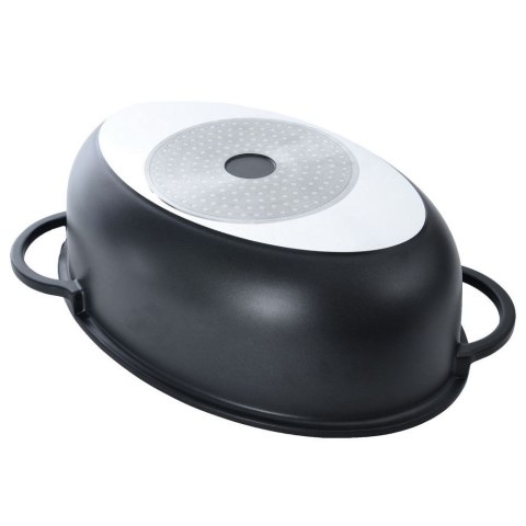 Brytfanna brytfanka aluminiowa z pokrywką do piekarnika owalna 8L 43x30cm ORION 123766