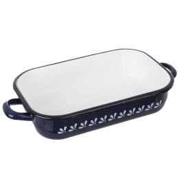 Brytfanna emaliowana prostokątna MODROBILA 34x18x6.5cm ORION 113514