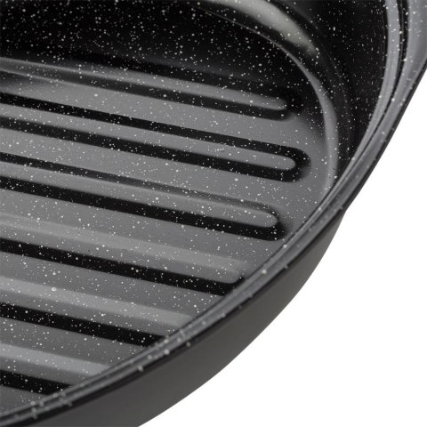 Brytfanna granitowa do piekarnika brytfanka z pokrywką owalna NATURE 6.5L 42x29x17cm NAVA 10-103-166