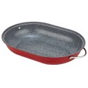 Brytfanna granitowa do piekarnika brytfanka z pokrywką owalna TAURUS 5.5L 44x28x14.5cm NAVA 10-103-133