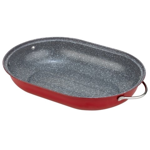 Brytfanna granitowa do piekarnika brytfanka z pokrywką owalna TAURUS 5.5L 44x28x14.5cm NAVA 10-103-133