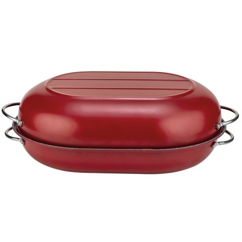 Brytfanna granitowa do piekarnika brytfanka z pokrywką owalna TAURUS 5.5L 44x28x14.5cm NAVA 10-103-133