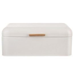 Chlebak metalowy pojemnik na chleb pieczywo biały mat WHITELINE 42x24x16.5cm ORION 152460