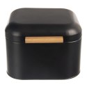 Chlebak metalowy pojemnik na chleb pieczywo czarny mały 21.5x20x14.5cm ORION 152462