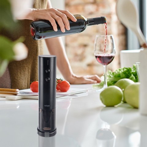Korkociąg do wina elektryczny z ładowarką otwieracz 19.5cm ORION 140881