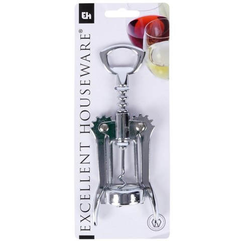 Korkociąg do wina otwieracz stalowy 17cm EXCELLENT HOUSEWARE 259363