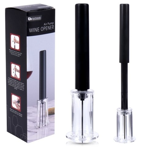 Korkociąg do wina próżniowy otwieracz 19.5cm EXCELLENT HOUSEWARE 259364