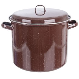 Pokrywka emaliowana brązowa do garnka patelni 36cm BROWN ORION 113408